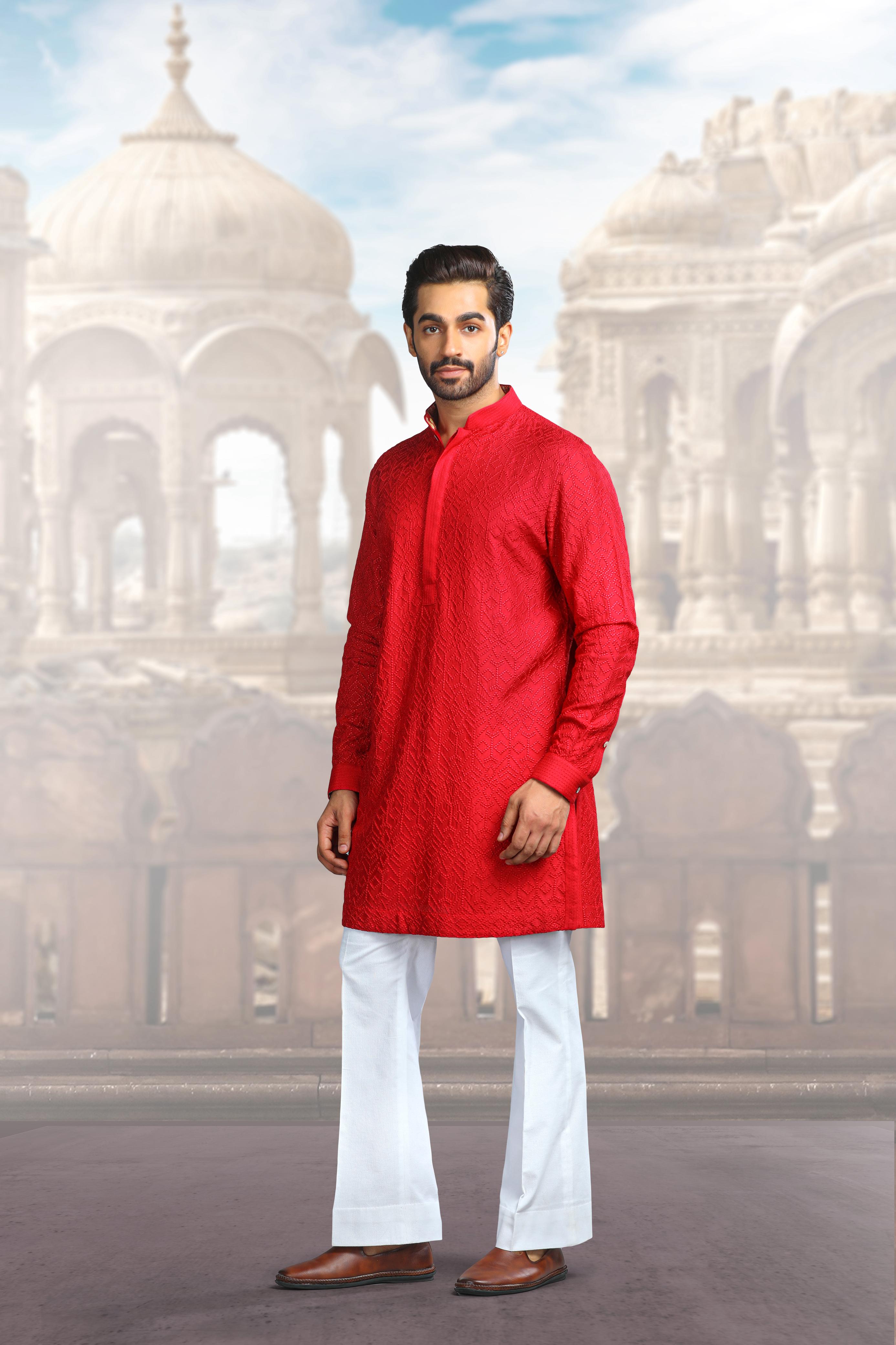 Premium Mehndi Dresses for Men: Shop Trendy Mehendi Outfits For Men